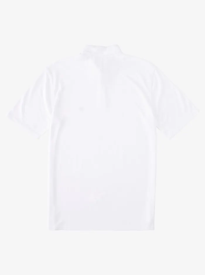 Quiksilver Waterpolo Short Sleeve Polo Shirt White MensWaterman Shirts and Polos Quiksilver Waterpolo Short Sleeve Polo Shirt White MensWaterman Shirts and Polos