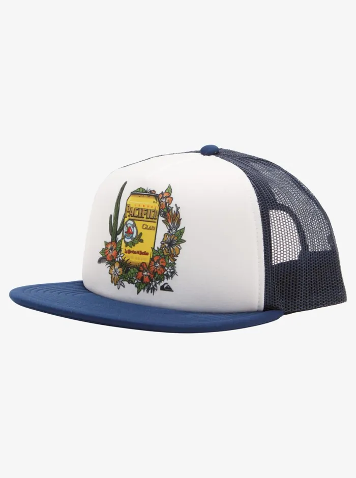Quiksilver X Pacifico Point Break Trucker Hat White Mens Hats
