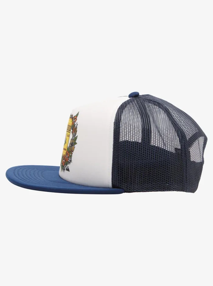 Quiksilver X Pacifico Point Break Trucker Hat White Mens Hats