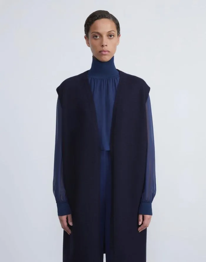 Ready To Wear Boiled Wool Vest Armada Lafayette 148 New York Sweaters and Knits