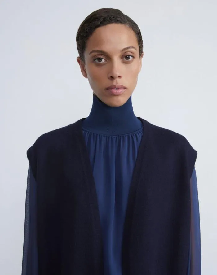Ready To Wear Boiled Wool Vest Armada Lafayette 148 New York Sweaters and Knits