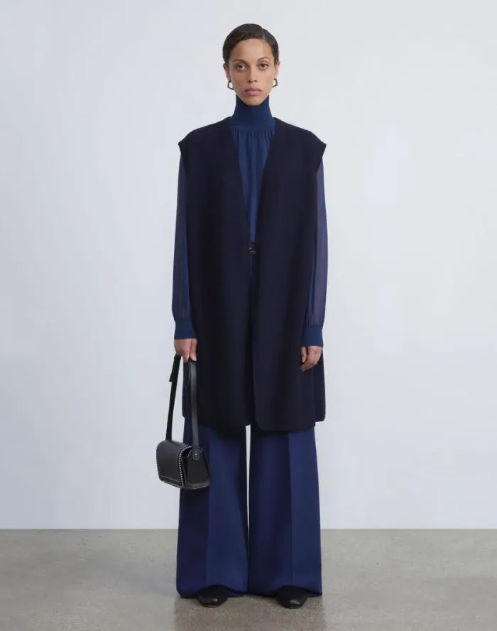 Ready To Wear Boiled Wool Vest Armada Lafayette 148 New York Sweaters and Knits