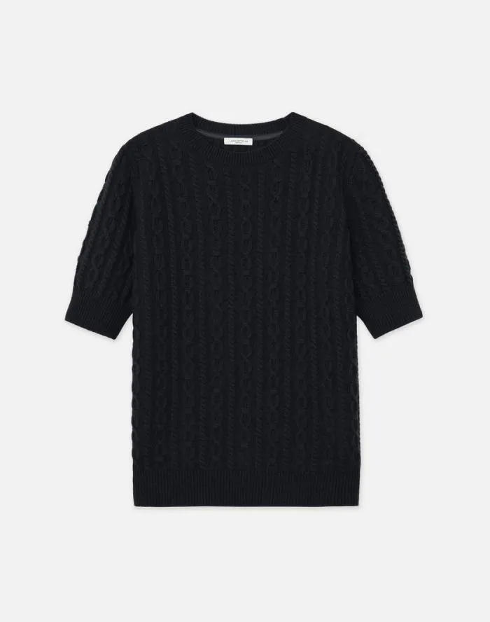 Ready To Wear Cashmere Cable Sweater Black Lafayette 148 New York Sweaters and Knits Ready To Wear Cashmere Cable Sweater Black Lafayette 148 New York Sweaters and Knits