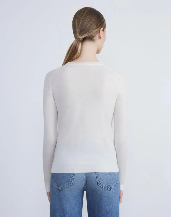 Ready To Wear Fine Gauge Cashmere Sweater Black Lafayette 148 New York Sweaters and Knits