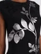 Ready To Wear Flora Bloom Metallic Jacquard ViscoseSilk Dress Black Multi Lafayette 148 New York Dresses