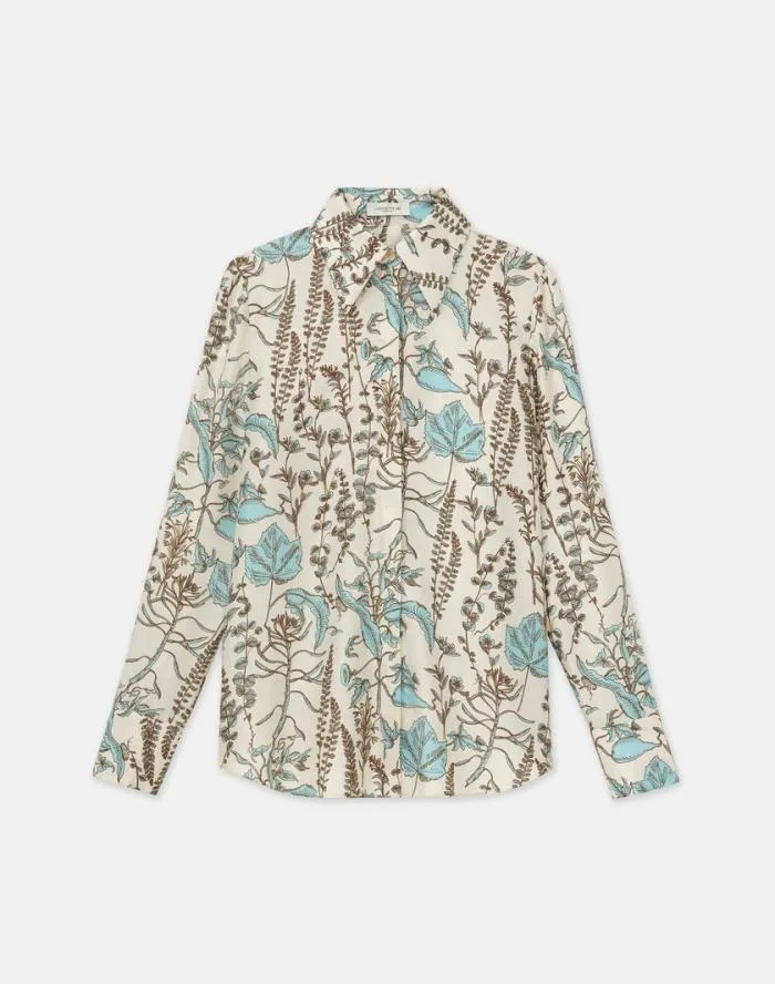 Ready To Wear Flora Trail Print Silk Twill Collared Blouse Pampas Plume Multi Lafayette 148 New York Blouses and Shirts Ready To Wear Flora Trail Print Silk Twill Collared Blouse Pampas Plume Multi Lafayette 148 New York Blouses and Shirts
