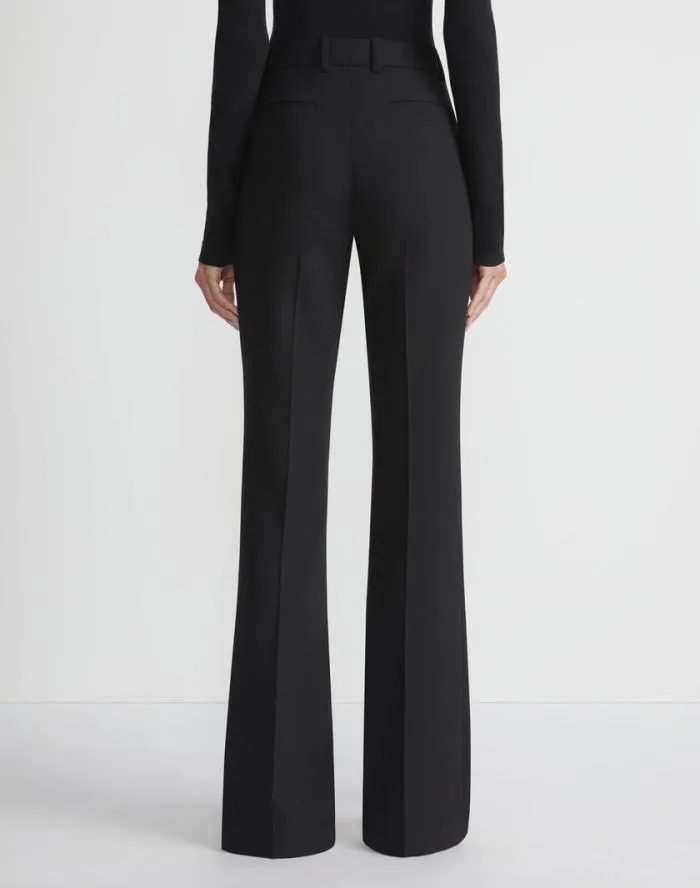 Ready To Wear Responsible Wool Double Face Waldorf Flared Pant Black Lafayette 148 New York Pants and Shorts