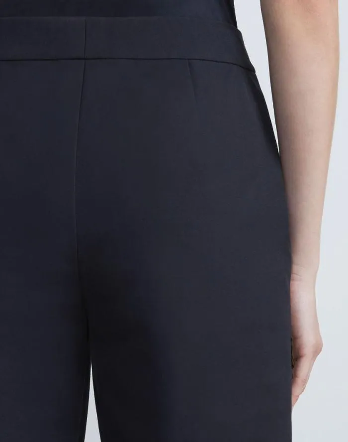 Ready To Wear Stretch Twill Manhattan Bermuda Short Black Lafayette 148 New York Pants and Shorts