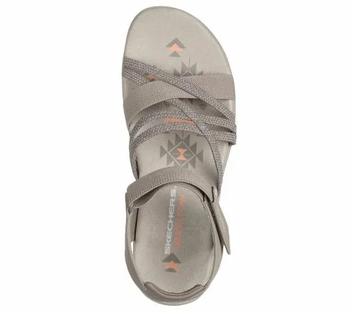 Reggae Slim 8211 Meadow Grazer Taupe Women SKECHERS Sandals
