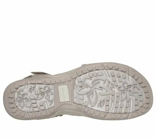 Reggae Slim 8211 Meadow Grazer Taupe Women SKECHERS Sandals