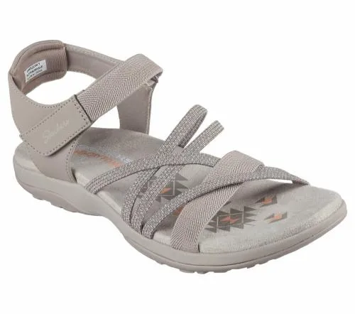 Reggae Slim 8211 Meadow Grazer Taupe Women SKECHERS Sandals
