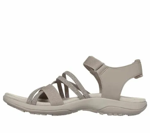 Reggae Slim 8211 Meadow Grazer Taupe Women SKECHERS Sandals
