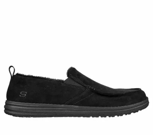 Relaxed Fit Melson 8211 Willmore Black Men SKECHERS SlipOn