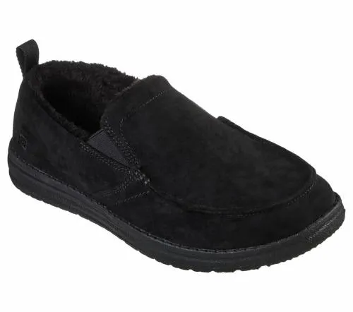 Relaxed Fit Melson 8211 Willmore Black Men SKECHERS SlipOn