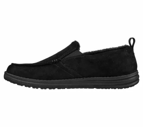 Relaxed Fit Melson 8211 Willmore Black Men SKECHERS SlipOn