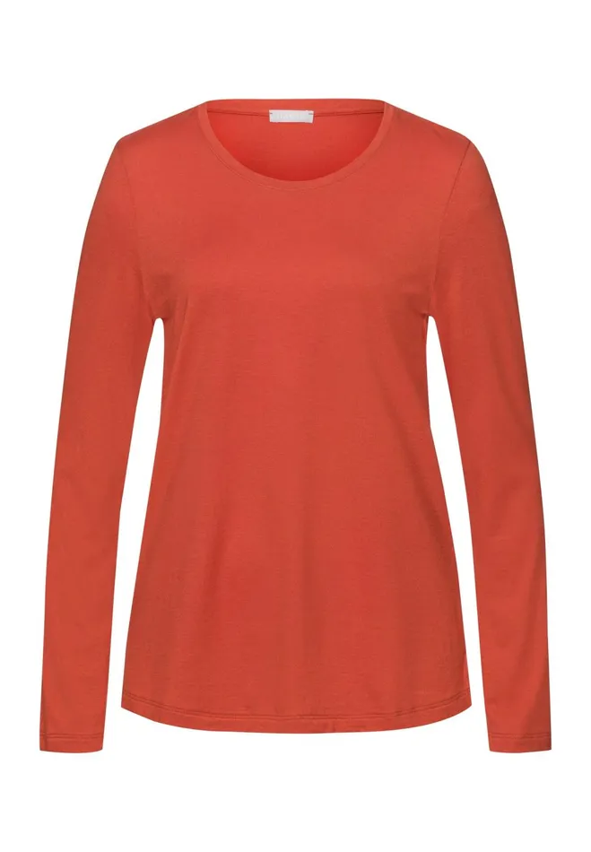 Relaxed Round Neck Top Ripe Apple Women HANRO Pajama Tops