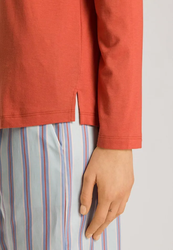 Relaxed Round Neck Top Ripe Apple Women HANRO Pajama Tops
