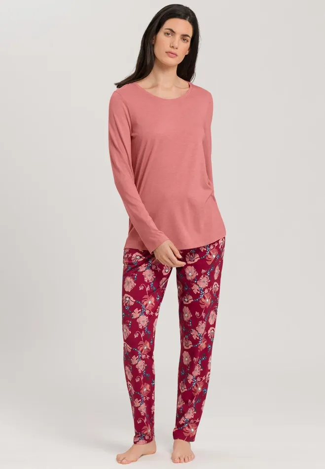 Relaxed Round Neck Top Sweet Pepper Women HANRO Pajama Tops