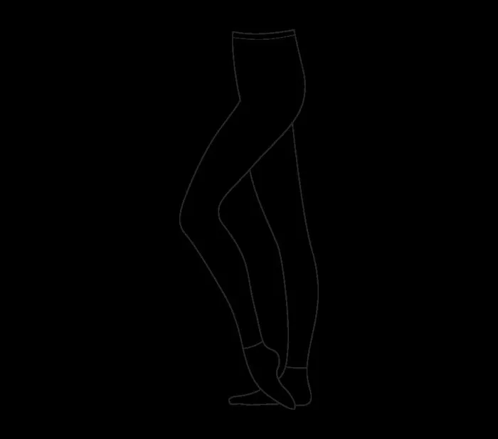 Repetto Tights Kids Footless Tights