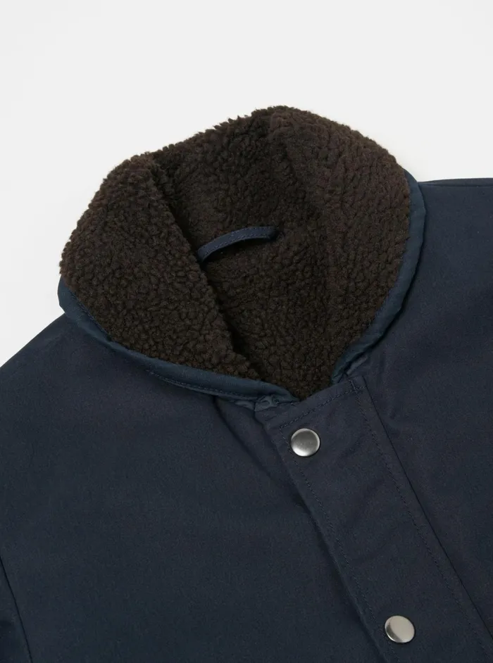 Reversible N1 Jacket In NavyBrown Brushed PolytechSh Men Universal Works Coats and Outerwear