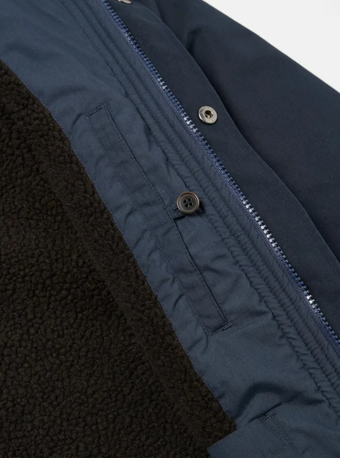 Reversible N1 Jacket In NavyBrown Brushed PolytechSh Men Universal Works Coats and Outerwear