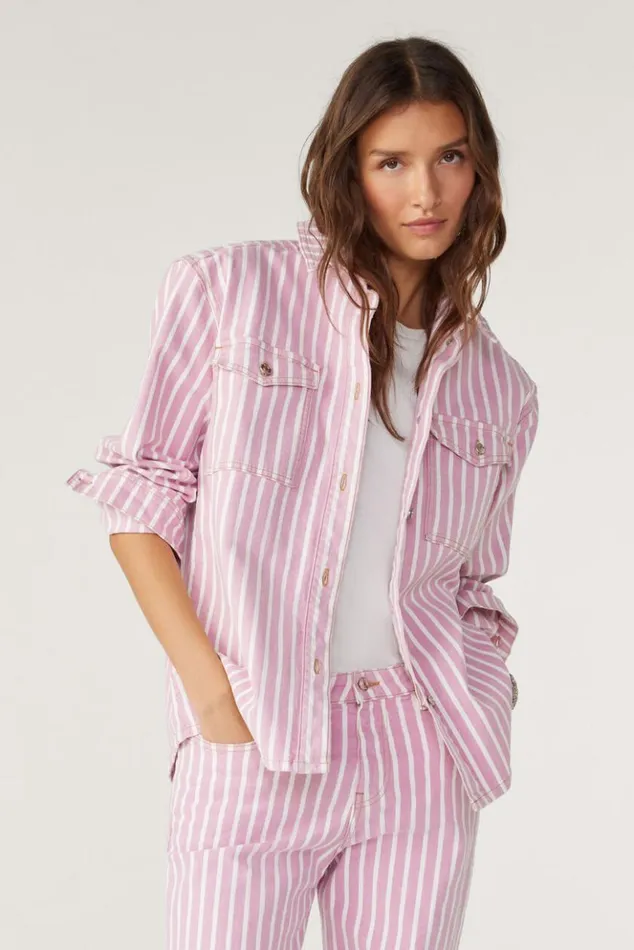 RexStriped Shirt Clothing Baandsh Tops and Shirts