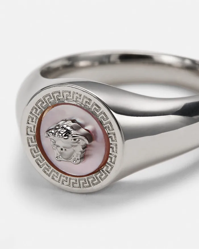 Rings WomenMen Versace Icon Ring Silver