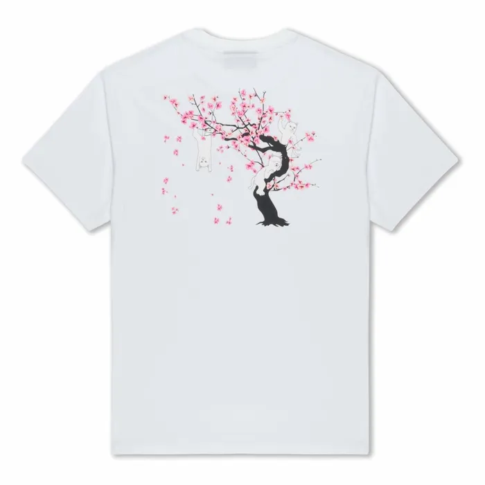 Ripndip Cherry Blossom Tee White Short Sleeve Tees