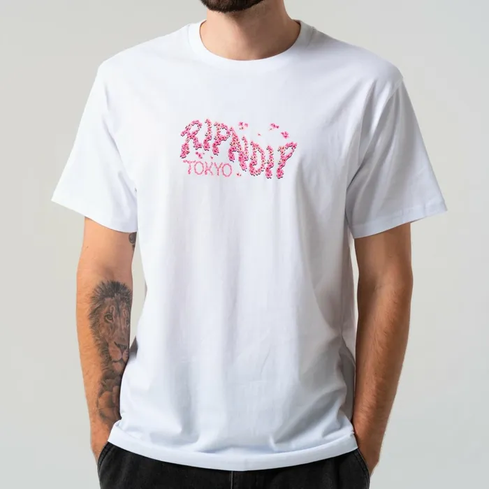 Ripndip Cherry Blossom Tee White Short Sleeve Tees Ripndip Cherry Blossom Tee White Short Sleeve Tees
