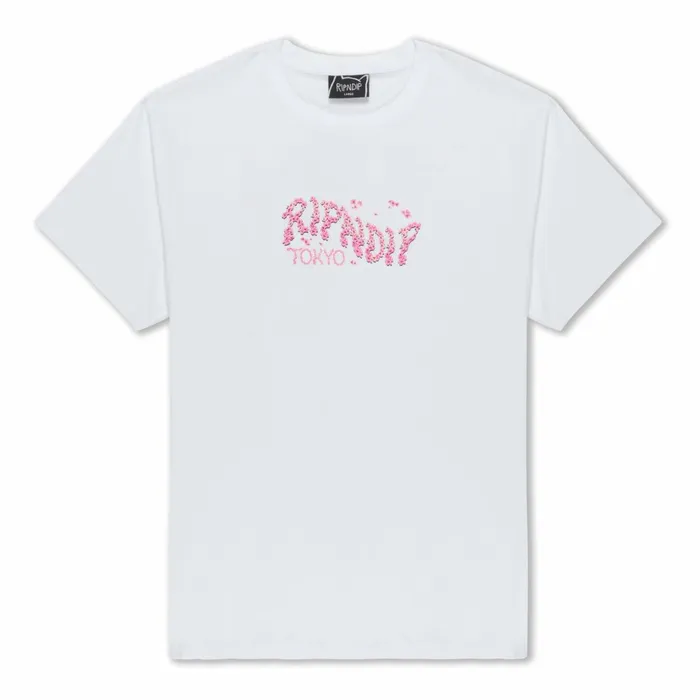 Ripndip Cherry Blossom Tee White Short Sleeve Tees Ripndip Cherry Blossom Tee White Short Sleeve Tees
