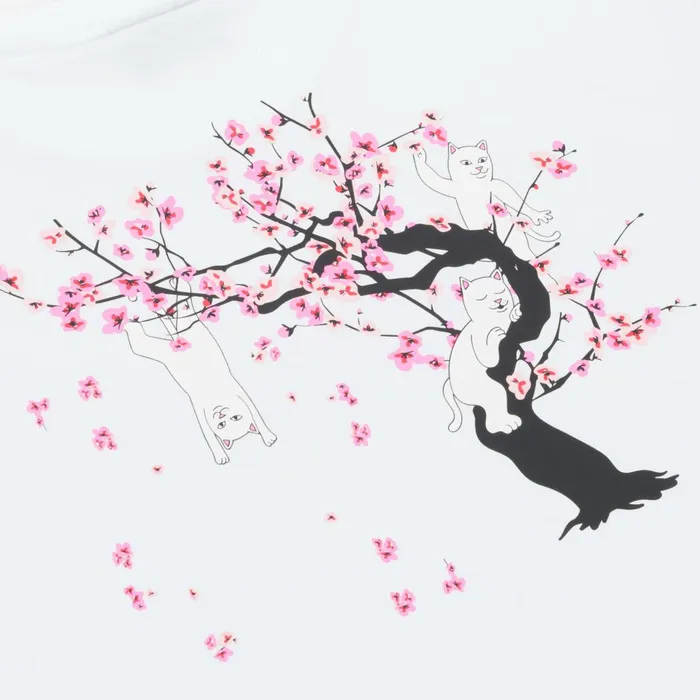 Ripndip Cherry Blossom Tee White Short Sleeve Tees Ripndip Cherry Blossom Tee White Short Sleeve Tees