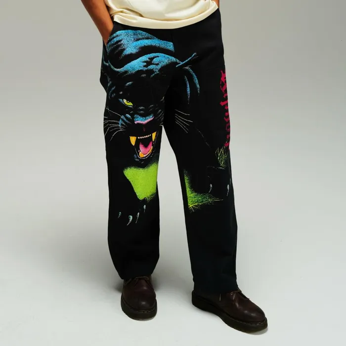 Ripndip Fein Double Knee Pants Black Pants Ripndip Fein Double Knee Pants Black Pants
