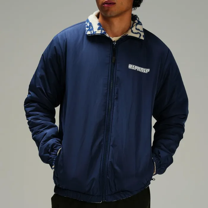 Ripndip Haku Reversible Jacket Off WhiteNavy Jackets Ripndip Haku Reversible Jacket Off WhiteNavy Jackets