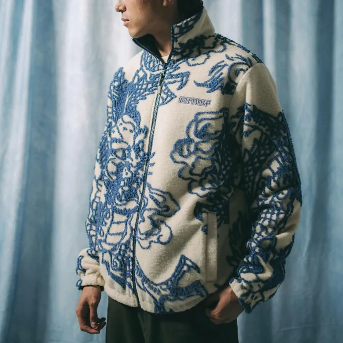 Ripndip Haku Reversible Jacket Off WhiteNavy Jackets Ripndip Haku Reversible Jacket Off WhiteNavy Jackets