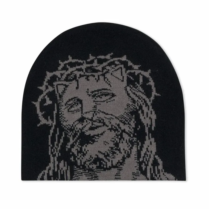 Ripndip Lord Savior Skull Beanie Black Beanies