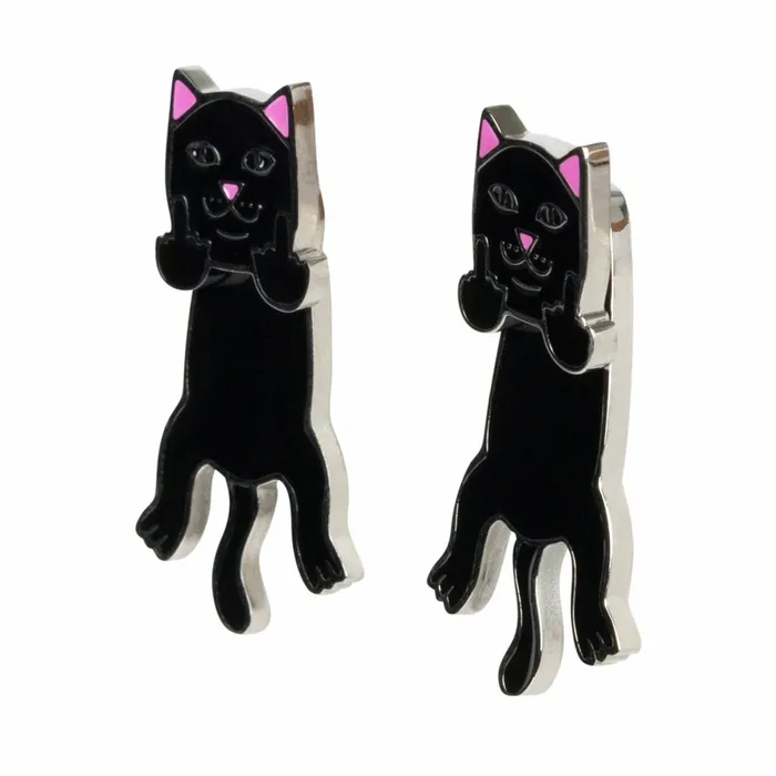 Ripndip Naughty Jerm Earrings Black Accessories Ripndip Naughty Jerm Earrings Black Accessories