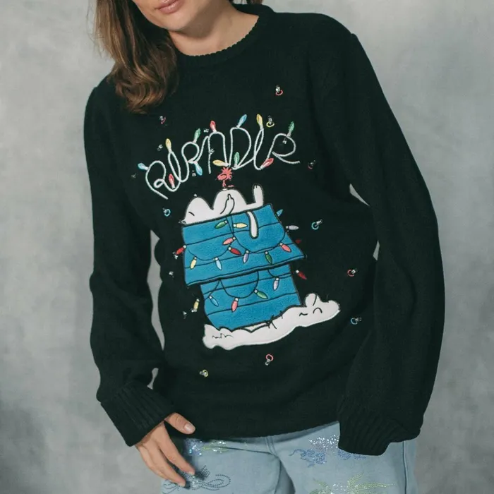 Ripndip Nerm Christmas Light Up Knit Sweater Black Knits Sweaters Ripndip Nerm Christmas Light Up Knit Sweater Black Knits Sweaters