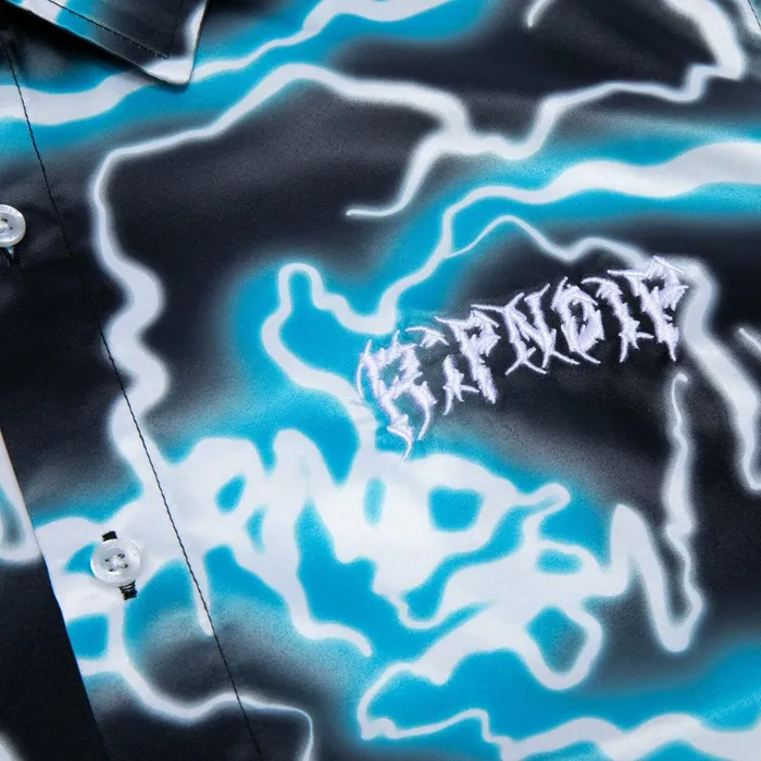 Ripndip Nikola Short Sleeve Button Up BlackBlue Button Ups Ripndip Nikola Short Sleeve Button Up BlackBlue Button Ups