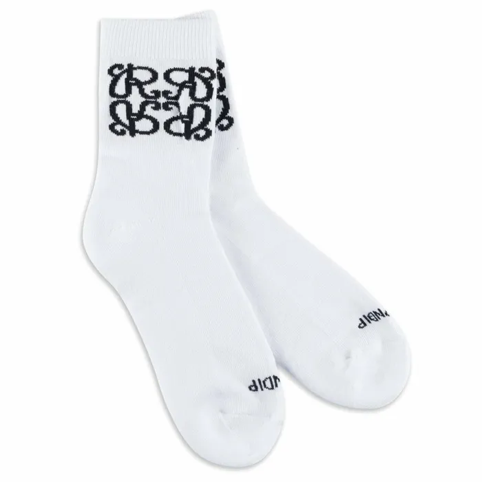 Ripndip Ranagram Mid Socks White Shop Socks Ripndip Ranagram Mid Socks White Shop Socks