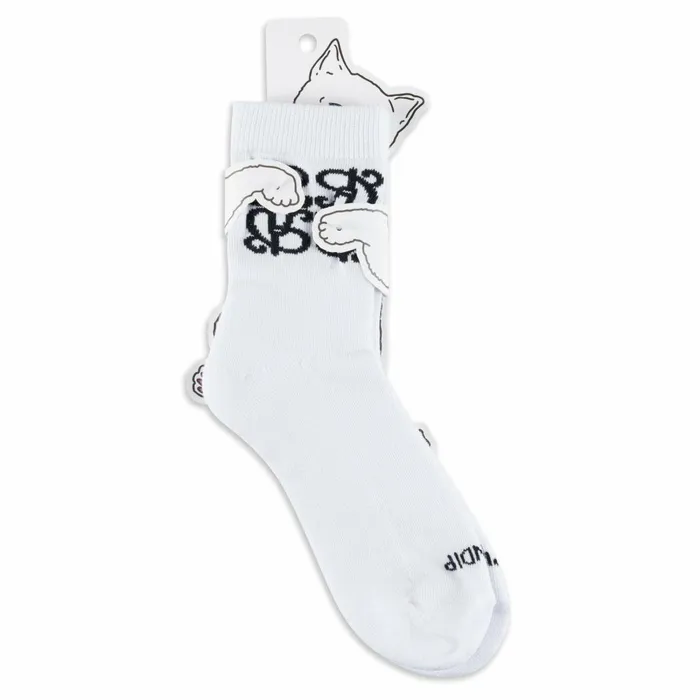 Ripndip Ranagram Mid Socks White Shop Socks Ripndip Ranagram Mid Socks White Shop Socks