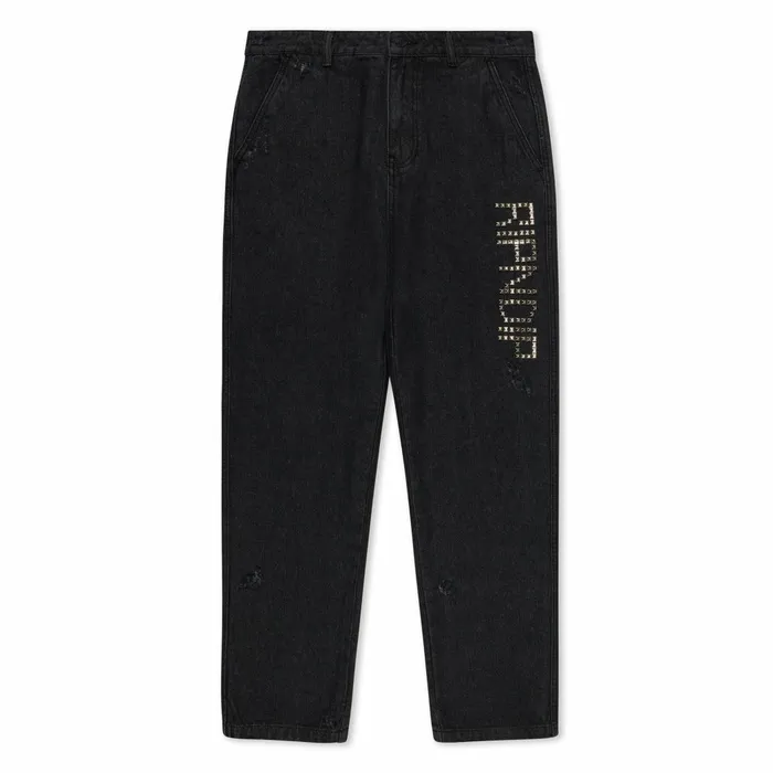 Ripndip Rockstar Distressed Denim Pants Black Pants