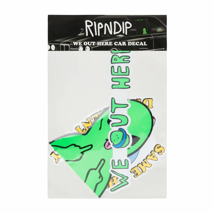 Ripndip We Out Here Car Sticker Pack Multi Car Accessories