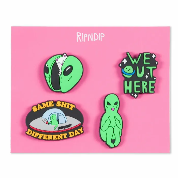 Ripndip We Out Here Shoe Charm Pack Multi Accessories