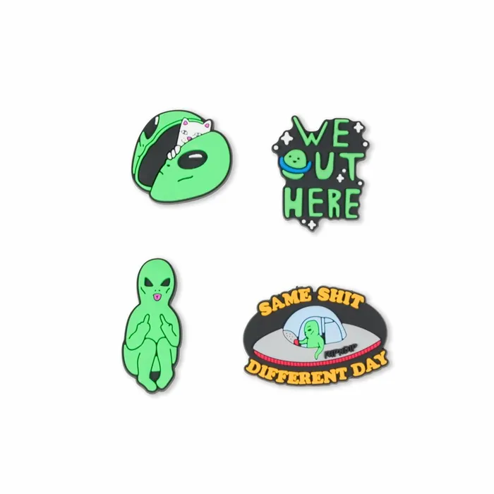 Ripndip We Out Here Shoe Charm Pack Multi Accessories Ripndip We Out Here Shoe Charm Pack Multi Accessories