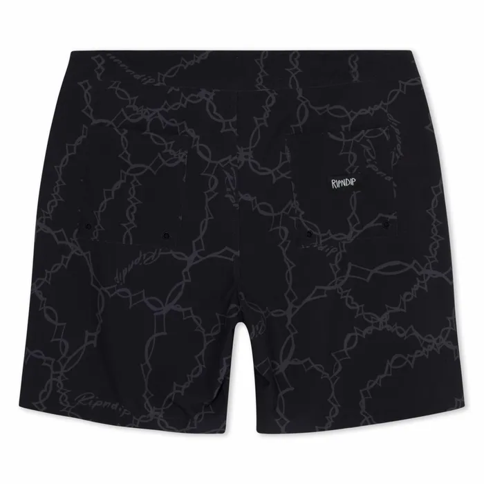 Ripndip Wired Swim Shorts Black Shorts Ripndip Wired Swim Shorts Black Shorts