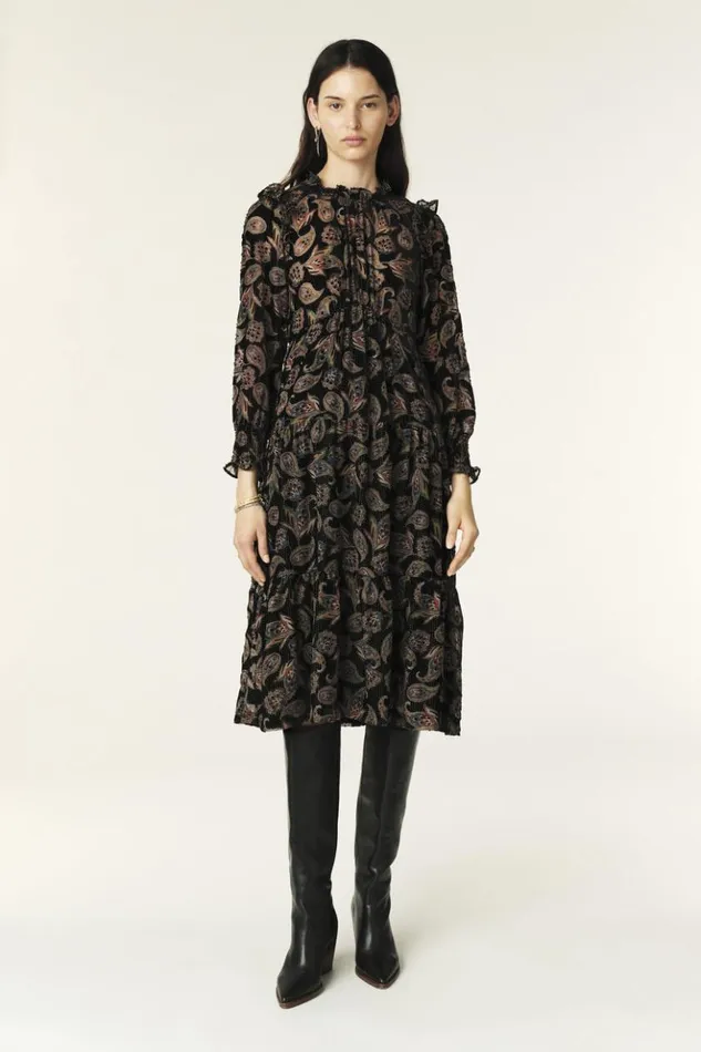 RoaneMidi Dress Clothing Baandsh Dresses