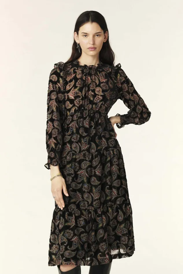 RoaneMidi Dress Clothing Baandsh Dresses