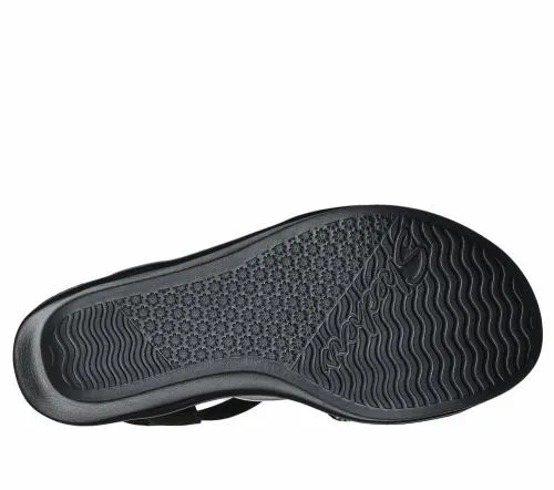 Rumble On 8211 Queen B2 Black Silver Women SKECHERS Wedges