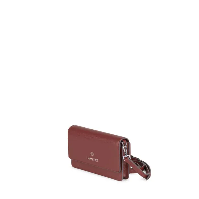 RWandCO Bags Lambert 8211 The Tina 8211 Small Vegan Leather Handbag Medium Red 8211 Women RWandCO Bags Lambert 8211 The Tina 8211 Small Vegan Leather Handbag Medium Red 8211 Women