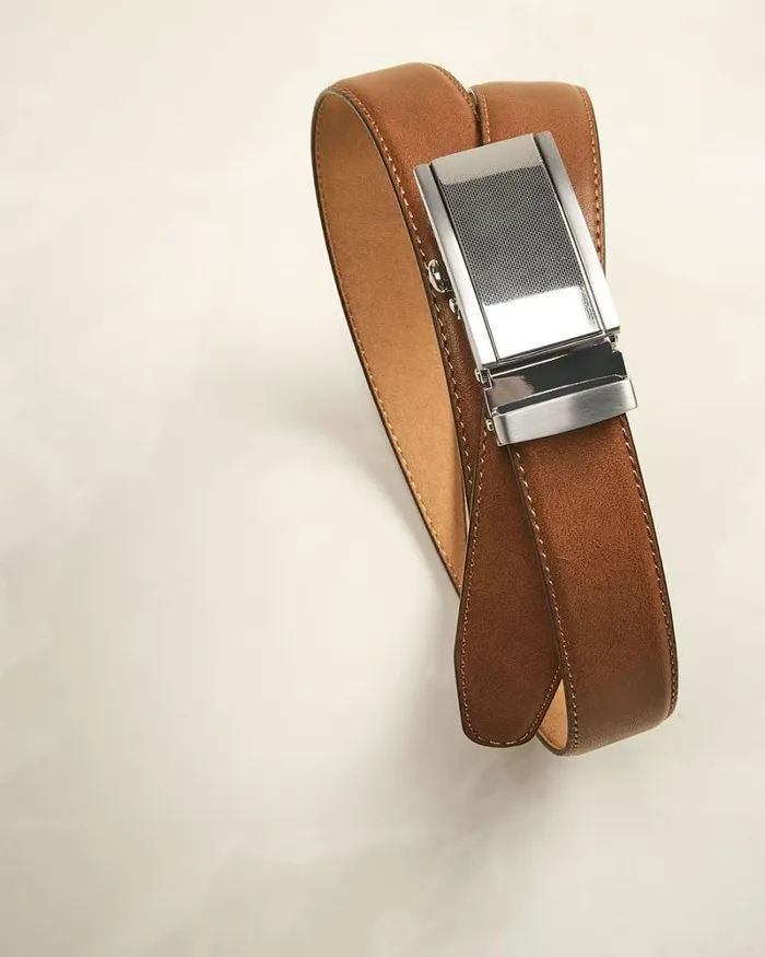 RWandCO Belts and Suspenders Leather Belt With Automatic Buckle Tan Brown 8211 Men RWandCO Belts and Suspenders Leather Belt With Automatic Buckle Tan Brown 8211 Men